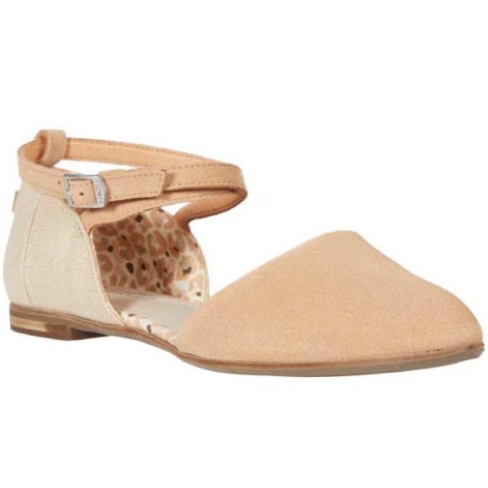 TOMS Shoes Julie Ankle Strap Honey 10016374-101 (Women's) size 8.5